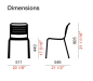 Preview: 4er Set Stuhl Colos Re-al 1 Outdoor